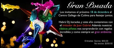 Gran Posada do Nadal 2015 no Centro Galego de México