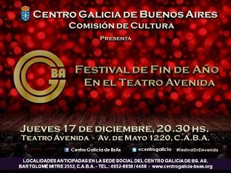Festival Fin de Ano 2015 do Centro Galicia de Bos Aires Festival Fin de Ano 2015 do Centro Galicia de Bos Aires