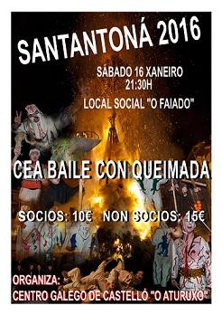 Santantoná 2016 do Centro Galego de Castellón Santantoná 2016 do Centro Galego de Castellón