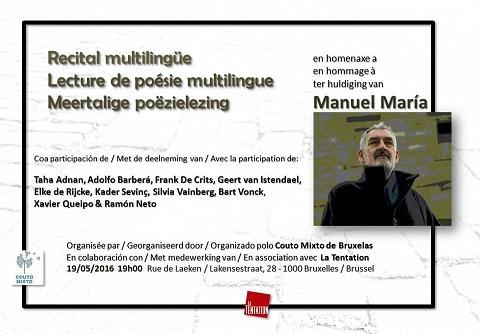 Día das Letras Galegas 2016, en Bruxelas