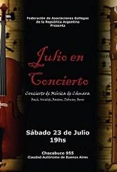 Concerto de música de cámara na Federación de Asociaciones Gallegas de la República Argentina Concerto de música de cámara na Federación de Asociaciones Gallegas de la República Argentina