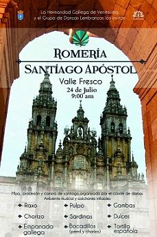 Romaría de Santiago Apóstolo 2016 na Hermandad Gallega de Venezuela en Caracas