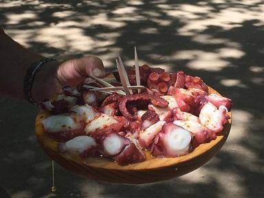 Festa do polbo 2017 na Asociación Centro Partido de Carballiño en Bos Aires