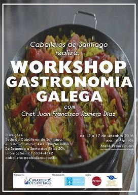 Workshop de gastronomía gallega en Salvador de Bahía