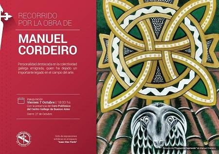 Exposición 'Percorrido pola obra de Manuel Cordeiro', en Bos Aires