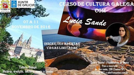Curso de cultura galega, no Centro Espanhol de Santos