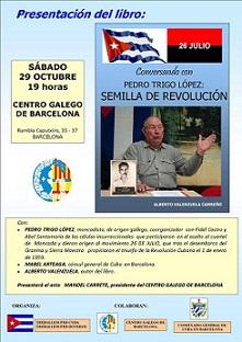 Presentación del libro 'Conversando con Pedro Trigo López: Semilla de Revolución', en el Centro Galego de Barcelona