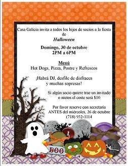 Festa infantil de Halloween 2016 na Casa Galicia de Nova York Festa infantil de Halloween 2016 na Casa Galicia de Nova York
