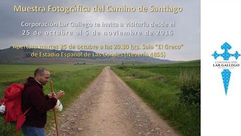 Exposición fotográfica do Camiño de Santiago, en Santiago de Chile
