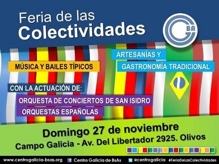 Feira de Colectividades 2016, no Centro Galicia de Bos Aires