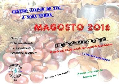 Magosto 2016 do Centro Galego 'A Nosa Terra' de Zug Magosto 2016 do Centro Galego 'A Nosa Terra' de Zug