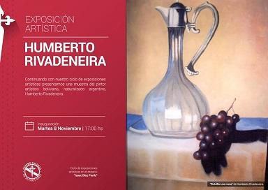 Exposición artístisca 'Humberto Rivadeneira', en Bos Aires