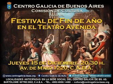 Festival Fin de Ano 2016 do Centro Galicia de Bos Aires