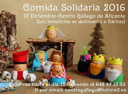 Xantar Solidario 2016 do Centro Galego de Alacant