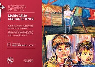Exposición de pintura de María Celia Costas Estévez, en Bos Aires Exposición de pintura de María Celia Costas Estévez, en Bos Aires