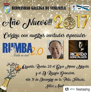 Ano Novo 2017, na Hermandad Gallega de Venezuela en Caracas Ano Novo 2017, na Hermandad Gallega de Venezuela en Caracas