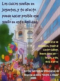 Campaña solidaria de recollida de xoguetes, en Rosario