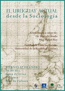 Conferencia "El Uruguay actual desde la Sociología", en Carballo