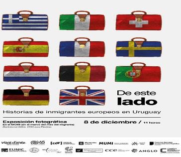 Exposición fotográfica 'De este lado. Historias de inmigrantes europeos en Uruguay', en Montevideo