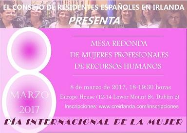 Mesa redonda de mulleres profesionais de recursos humanos, en Dublín Mesa redonda de mulleres profesionais de recursos humanos, en Dublín