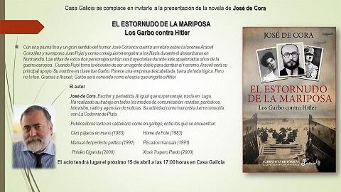Presentación de «El estornudo de la mariposa. Los Garbo contra Hitler», en la Casa Galicia de Nueva York