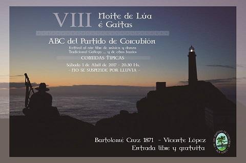 VIII Noite de Lúa e Gaitas na A.B.C. do Partido de Corcubión en Bos Aires