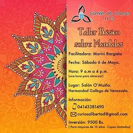 Taller básico sobre mandalas, en la Hermandad Gallega de Venezuela Taller básico sobre mandalas, en la Hermandad Gallega de Venezuela
