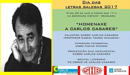 Día das Letras Galegas 2017, en São Paulo