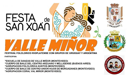 San Xoán 2017 no Val Miñor de Montevideo