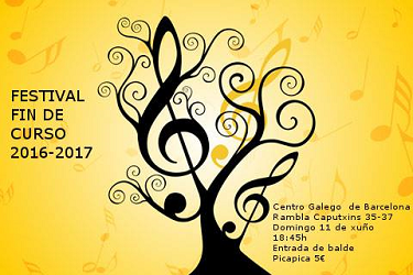 Festival fin de curso 2016-2017 das escolas e obradoiros do Centro Galego de Barcelona