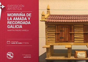 Exposición "Morriña de la amada y recordada Galicia" de Martín Frieiro Varela, no Centro Galego de Bos Aires Exposición "Morriña de la amada y recordada Galicia" de Martín Frieiro Varela, no Centro Galego de Bos Aires