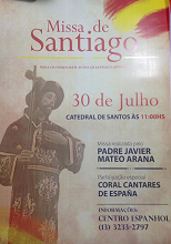 Misa de Santiago Apóstolo 2017, en Santos