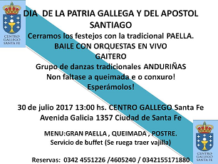Día da Patria Galega 2017 en Santa Fe Día da Patria Galega 2017 en Santa Fe