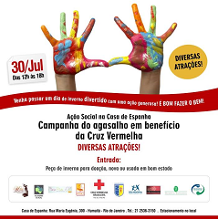 Campaña solidaria a favor de la Cruz Vermelha, de la Casa de Espanha de Río de Janeiro