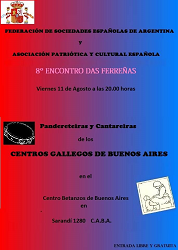 8º Encontro de Ferreñas, en Bos Aires 8º Encontro de Ferreñas, en Bos Aires