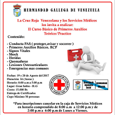 IIº Curso Básico de Primeiros Auxilios, en Caracas