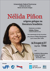 Conferencia de Nélida Piñon «Orígenes gallegos en la literatura brasileña», en la Universidade Federal Fluminense Conferencia de Nélida Piñon «Orígenes gallegos en la literatura brasileña», en la Universidade Federal Fluminense