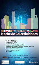 Noite de Colectividades 2017, no Centro Galego de Rosario