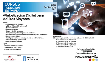 Curso 'Alfabetización dixital para persoas maiores', en Bos Aires