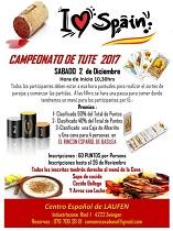 Campionato de tute 2017 do Centro Español de Laufen Campionato de tute 2017 do Centro Español de Laufen