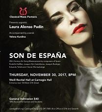 Recital de Laura Alonso Padín, no Carnegie Hall de Nova York Recital de Laura Alonso Padín, no Carnegie Hall de Nova York