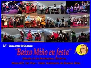 XV Encontro Folclórico 'Baixo Miño en festa', en Bos Aires