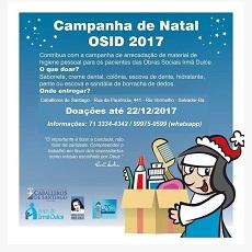 Campaña solidaria de Nadal a prol das Obras Sociais Irmã Dulce, en Salvador de Baía