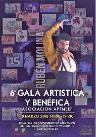 6ª Gala artística benéfica a prol da Asociación de Padres de Familia con Hijos Minusválidos Españoles Emigrantes en Francia 