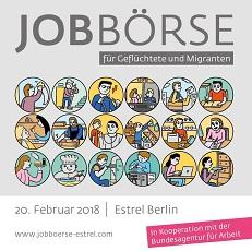 Feira de traballo para refuxiados/as e migrantes, en Berlín Feira de traballo para refuxiados/as e migrantes, en Berlín