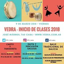Actividades de folclore galego 2018 da Sociedad Parroquial de Vedra en Bos Aires