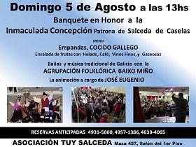 Inmaculada Concepción 2018 de la Asociación Tui Salceda en Buenos Aires