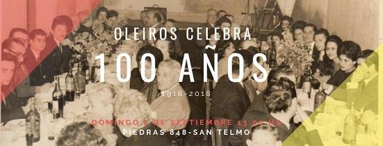 Festa 100º aniversario da Asociación Oleiros de Bos Aires