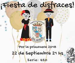 Fiesta de disfraces - Primavera 2018, en el Val Miñor de Buenos Aires