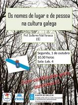 Conferencia "Os nomes de lugar e de persoa na cultura galega"
